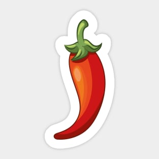 Red Chilli pepper Sticker